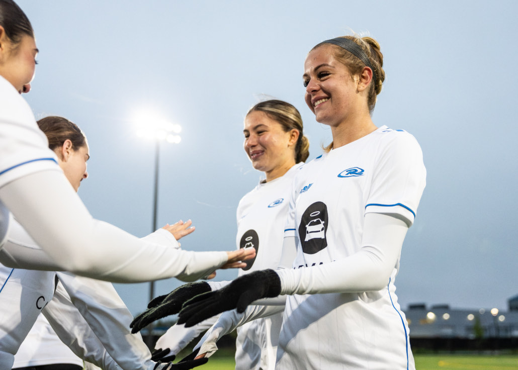 Ontario Premier League soccer action between Unionville Milliken and Rush Canada Academy on May 23, 2026 at Sixteen Mile Sports Complex in Oakville
