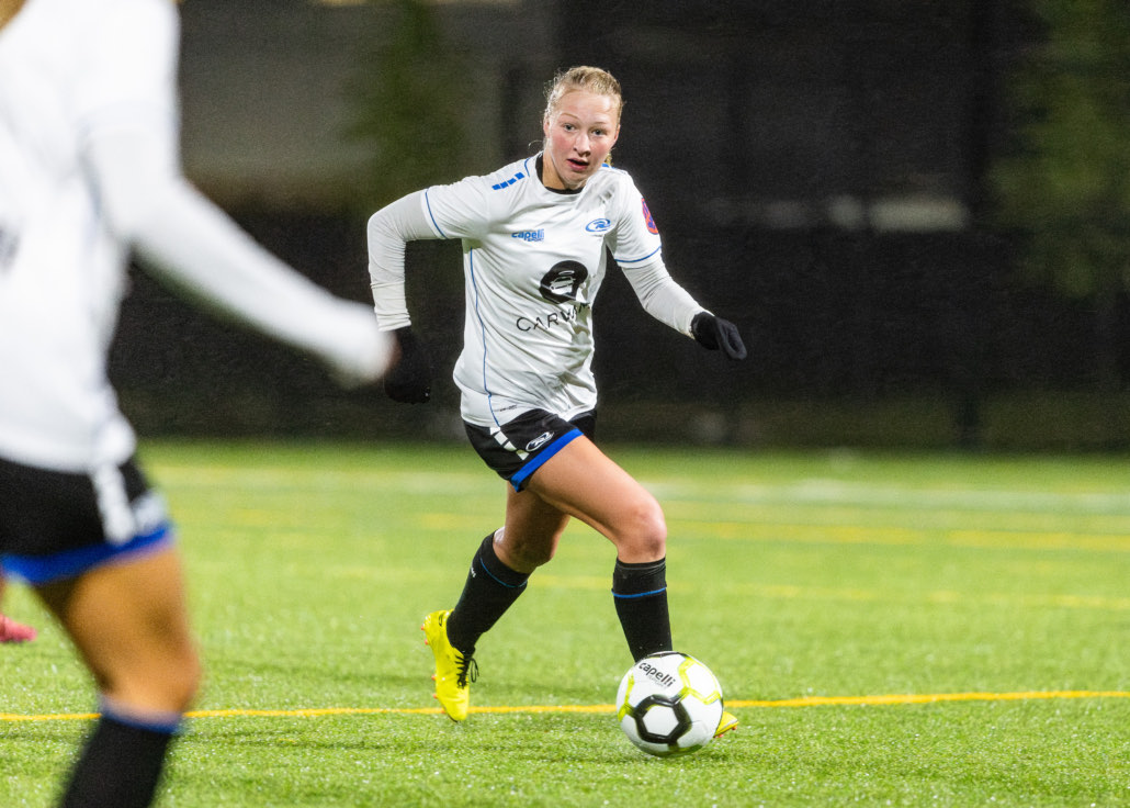 Ontario Premier League soccer action between Unionville Milliken and Rush Canada Academy on May 23, 2026 at Sixteen Mile Sports Complex in Oakville