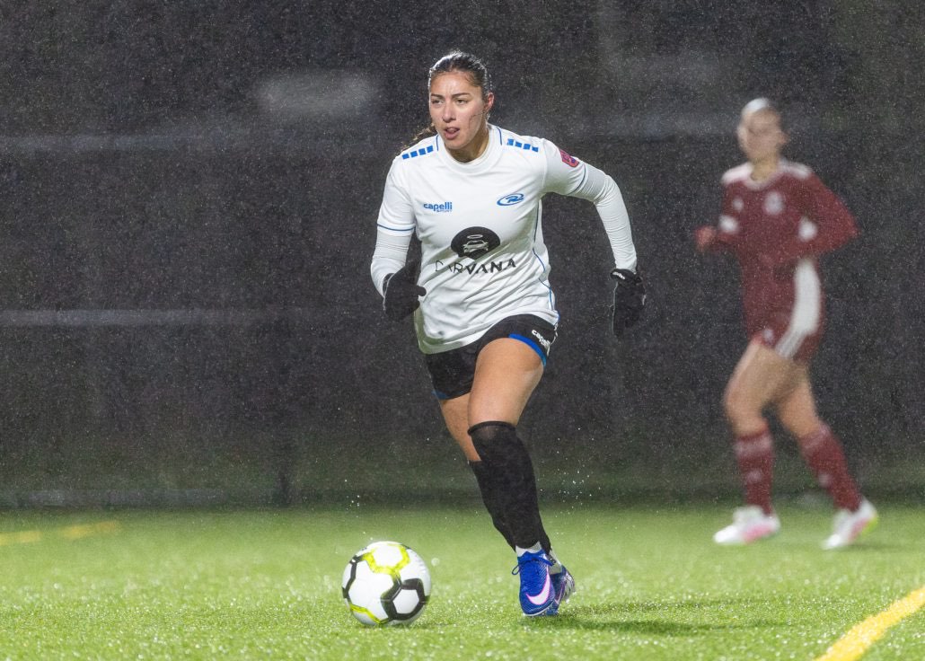 Ontario Premier League soccer action between Unionville Milliken and Rush Canada Academy on May 23, 2026 at Sixteen Mile Sports Complex in Oakville