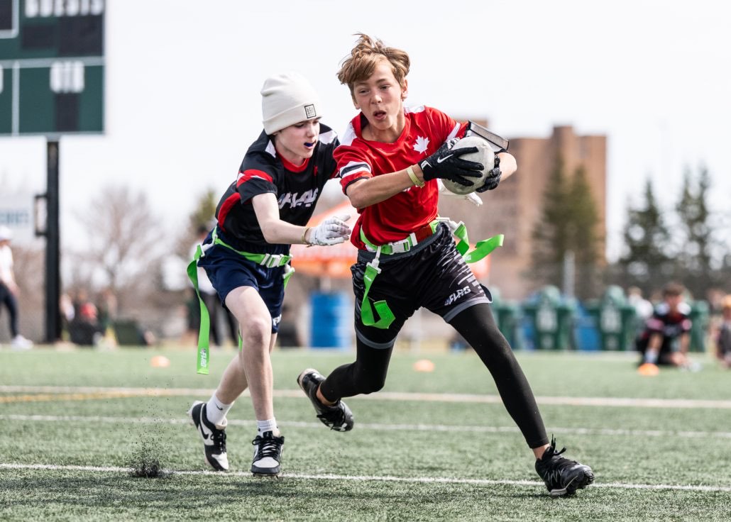 NFL Flag Regionals flag football in Regina on May 10, 2026 at University of Regina