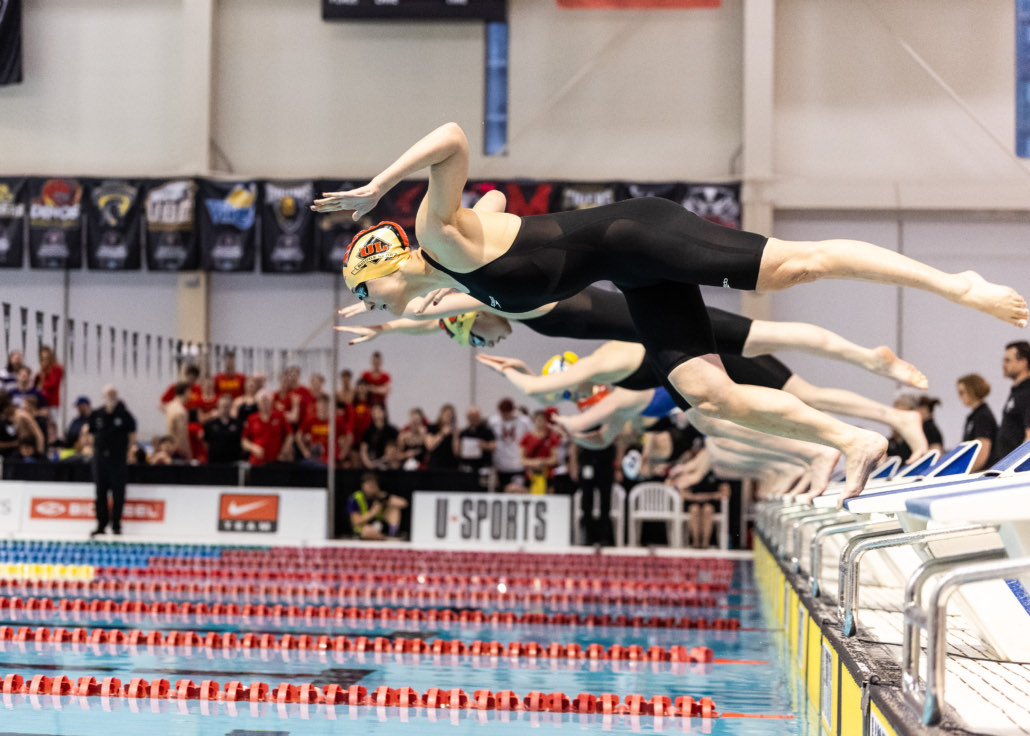 U SPORTS Swimming Championships on March 12, 2026 at Markham Pan Am Centre in Markham