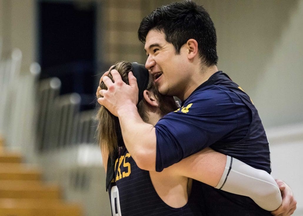 OAKVILLE, ON – Jan. 14, 2017: Sheridan vs. Humber in OCAA Volleyball action.